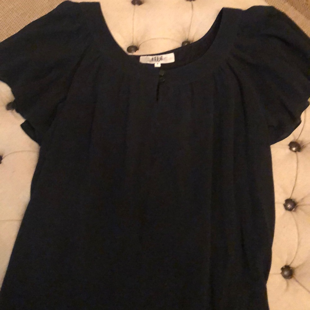 Tibi flutter sleeve blouse